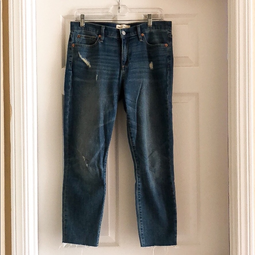 Skinny Raw Hem Jeans by GAP